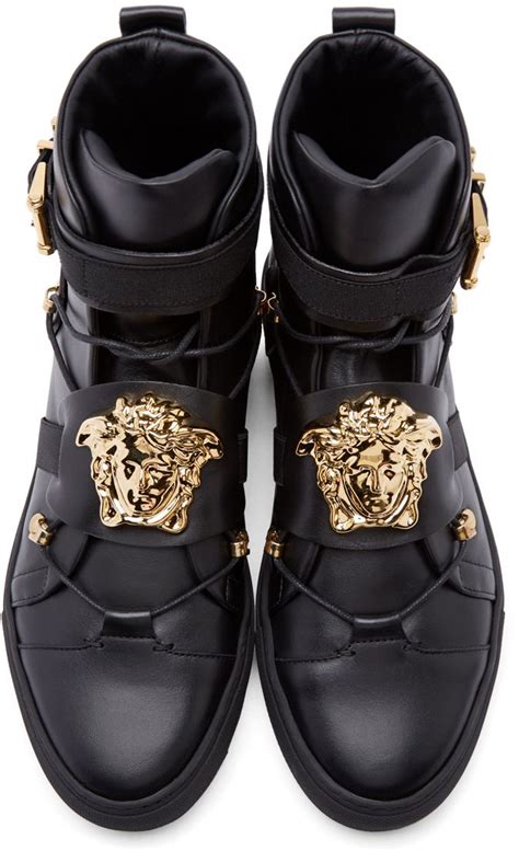 versace footwear men|versace shoes black and white.